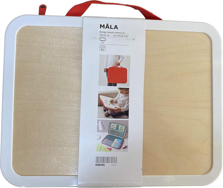 IKEA Måla Tragbarer Zeichenkoffer, rot, 34 x 26 cm, rot, Modern