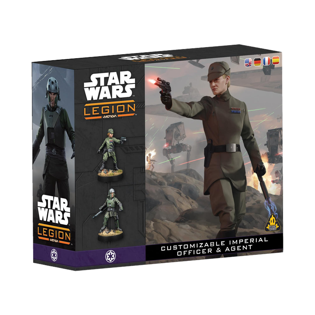 Asmodee, Star Wars: Legion – Customizable Imperial Officer & Agent, Erweiterung, Atomic Mass Games,