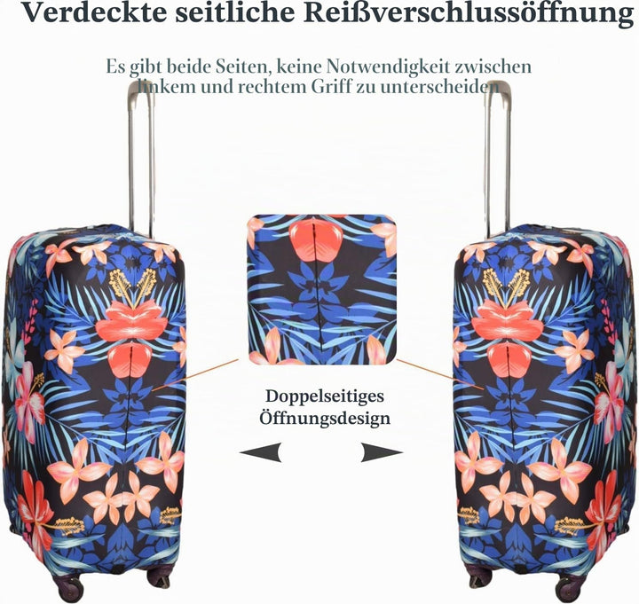 Gepäckabdeckung, waschechter Schutzkoffer-Cover - Reise-elastischer Spandex-Koffer-Protector Für Gep