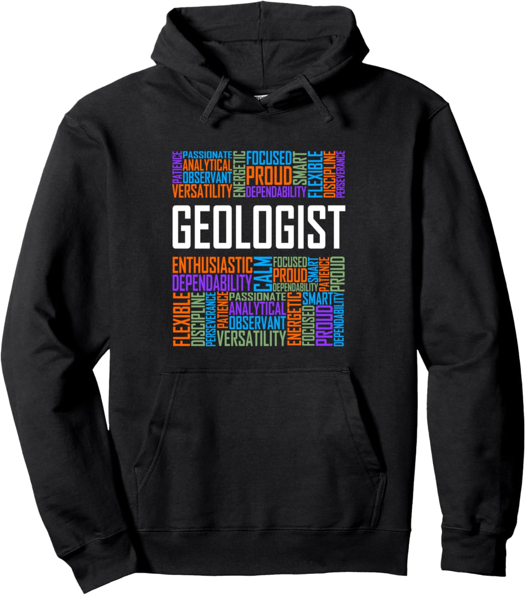Geologe Geschenke Geologen Wertschätzung Geschenk Worte Pullover Hoodie