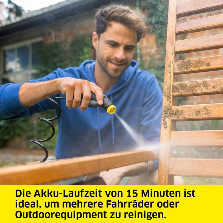 Kärcher Mobile Outdoor Cleaner OC 3 Adventure Box (Wassertankvolumen: 4 l, Lithium-Ionen-Akku, abneh