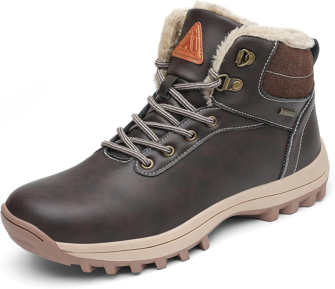 Mishansha Warme Gefütterte Winterschuhe Herren Damen Winterstiefel Wasserdicht Trekkingschuhe Wander
