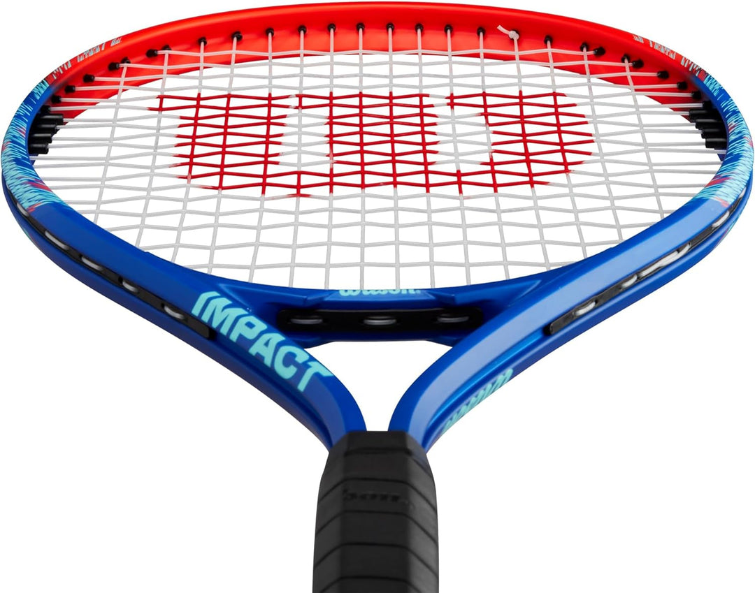 Wilson Impact Tennis Racket 4-3/8" (3) Blau / Rot, 4-3/8" (3) Blau / Rot