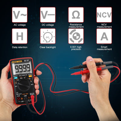 ANENG AN8009 Digitale Auto Ranging Multimeter 9999 Count True RMS AC/DC Spannung HFE Elektronische M