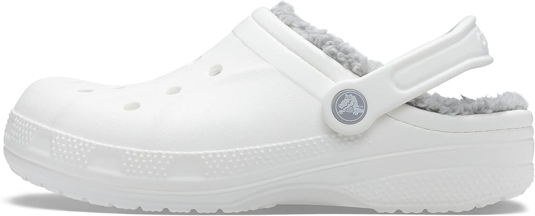 Crocs Unisex Ralen Lined Clog Holzschuh 45/46 EU White Light Grey, 45/46 EU White Light Grey