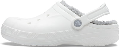 Crocs Unisex Ralen Lined Clog Holzschuh 45/46 EU White Light Grey, 45/46 EU White Light Grey