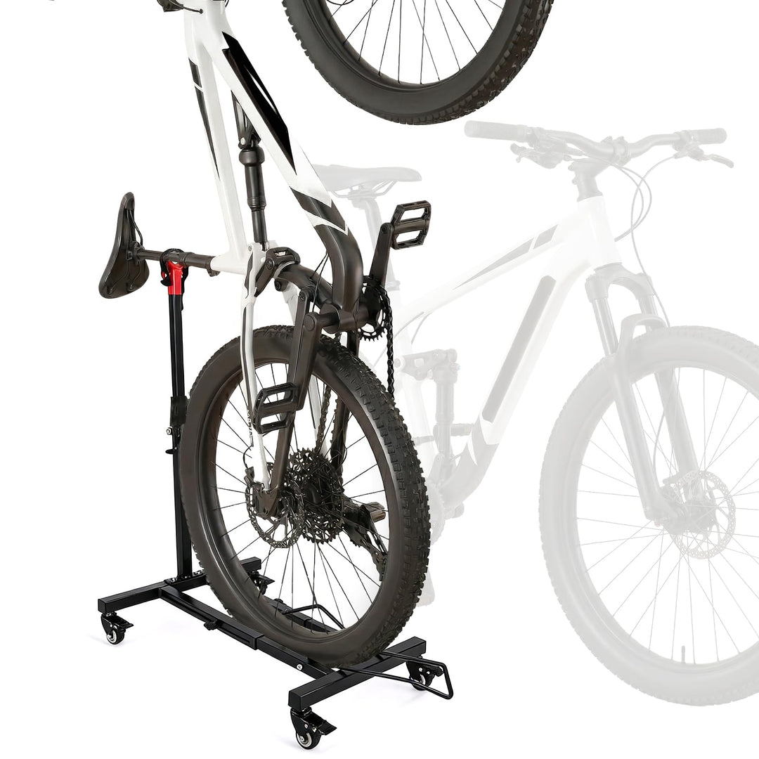 Professional Fahrradständer Boden für 24-29 Zoll Mountainbike(Maximal 10 cm Reifen) Stabiler Fahrrad