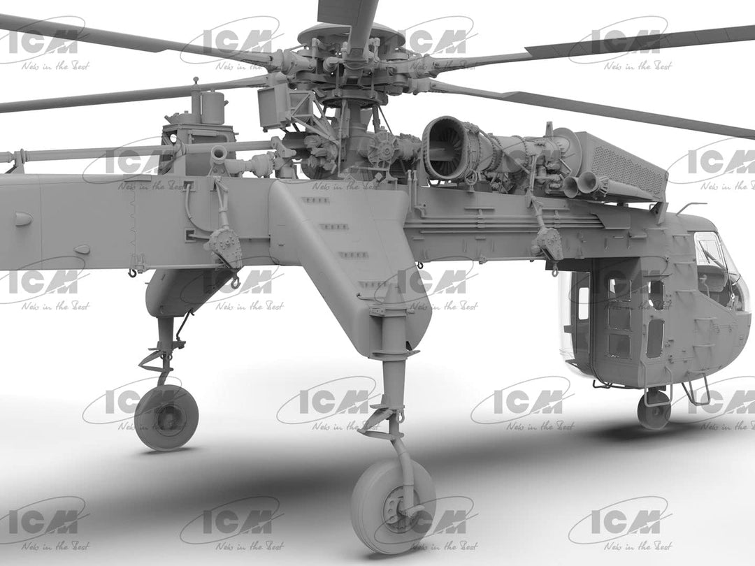 ICM - Modell Hubschrauber Sikorsky Ch-54a Tarhe Us Heavy Helicopter 53054 1/35. Modell Panzer Promo