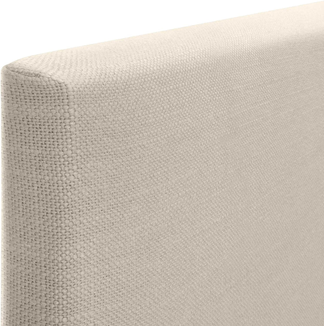 DHOME Plain Natural Linen Headboard gepolstertes Bett Kopfteil Modernes Schlafzimmer TOP Trending (B