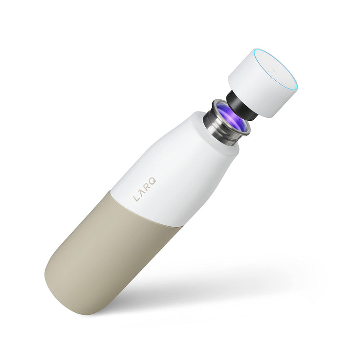 LARQ Bottle Movement PureVis 710ml - Leichte selbstreinigende und nicht isolierte Edelstahl-Wasserfl