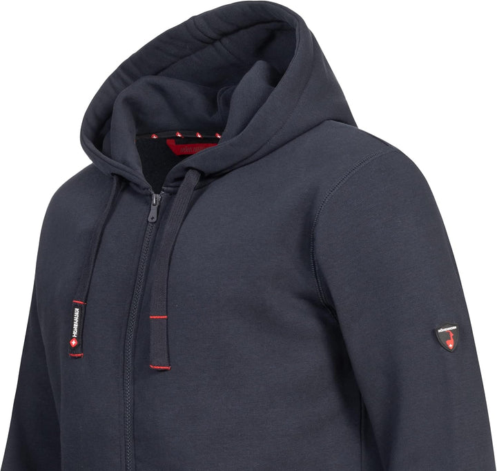 Höhenhorn Woodberg Herren Hoodie Pullover Sweatshirt Kapuzenpullover, Dunkelblau