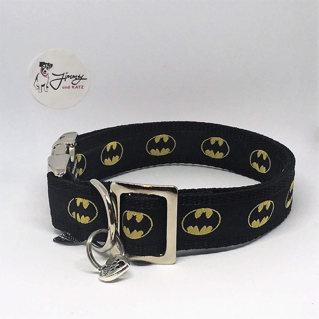 Jimmy und Katz Hundehalsband Batman 35cm-58cm x 2,5cm