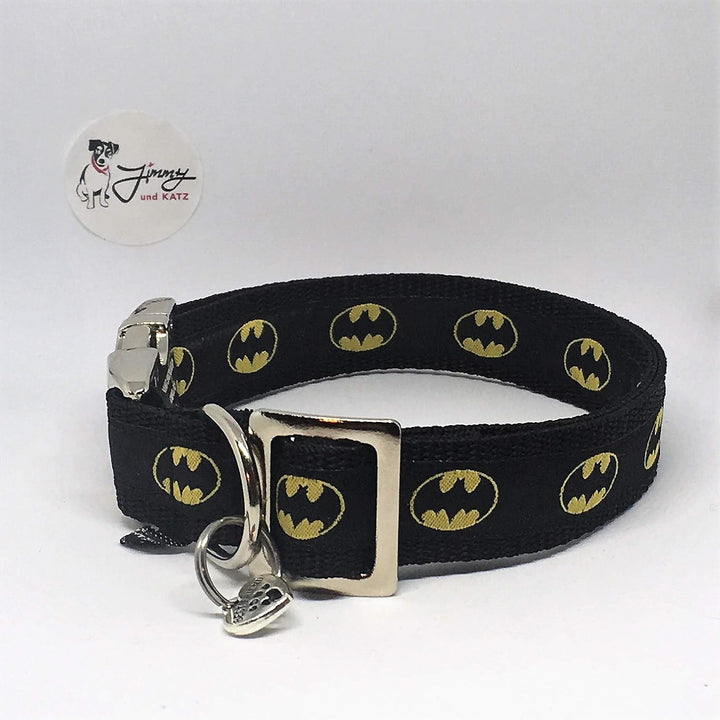 Jimmy und Katz Hundehalsband Batman 35cm-58cm x 2,5cm