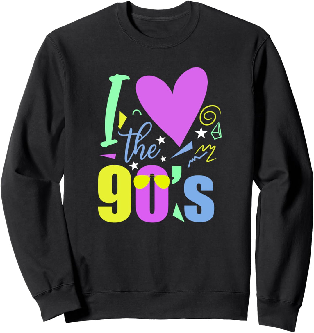 Retro 90s Party Ära - Vintage Neunziger Oldschool 90er Sweatshirt