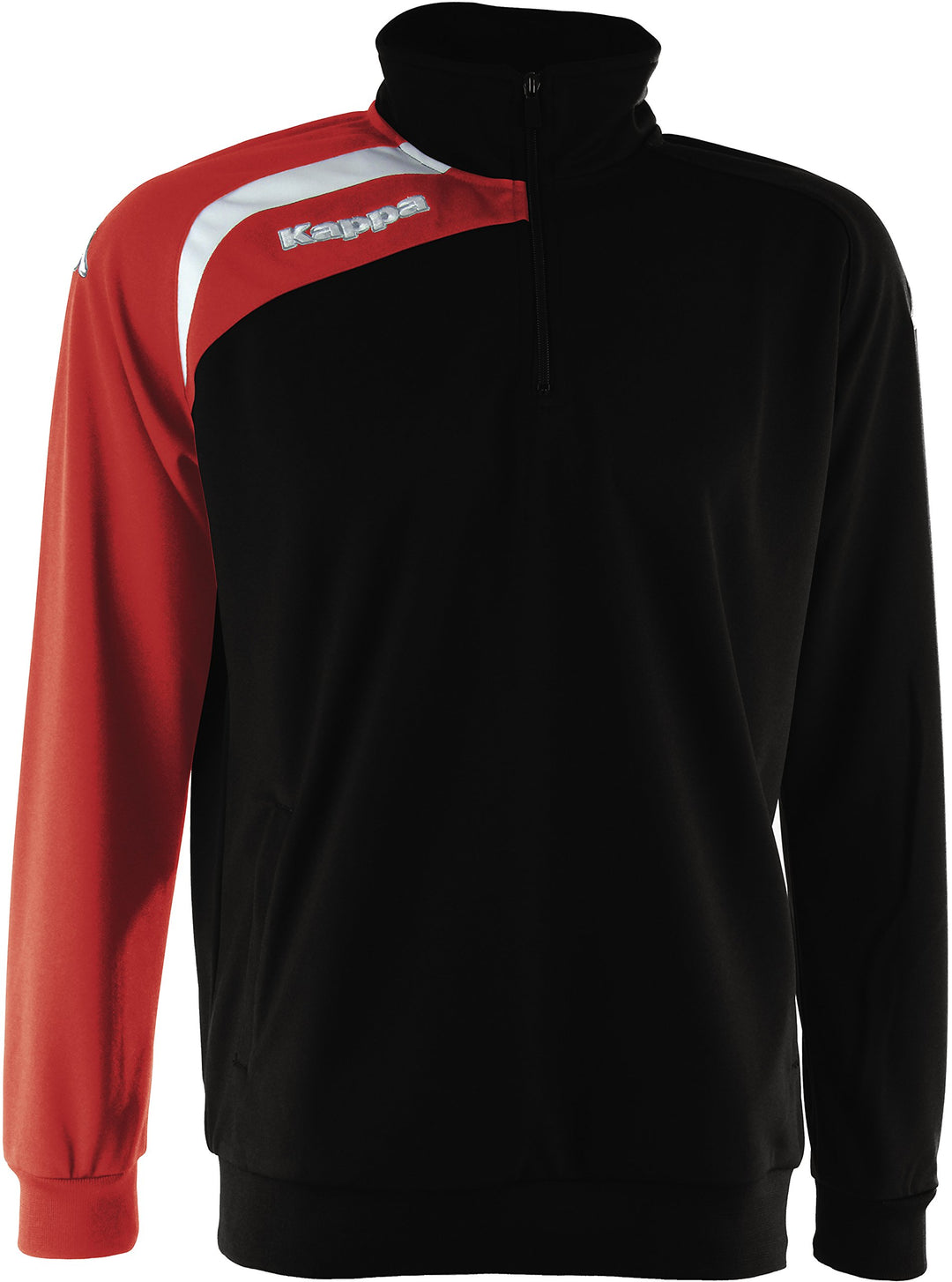 Kappa Unisex Arqua Sweatshirt S Schwarz / Rot, S Schwarz / Rot