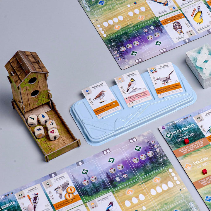 Feuerland Spiele 63558, FLÜGELSCHLAG Brettspiel, Kennerspiel des Jahres 2019, 1 bis 5 Spieler Single