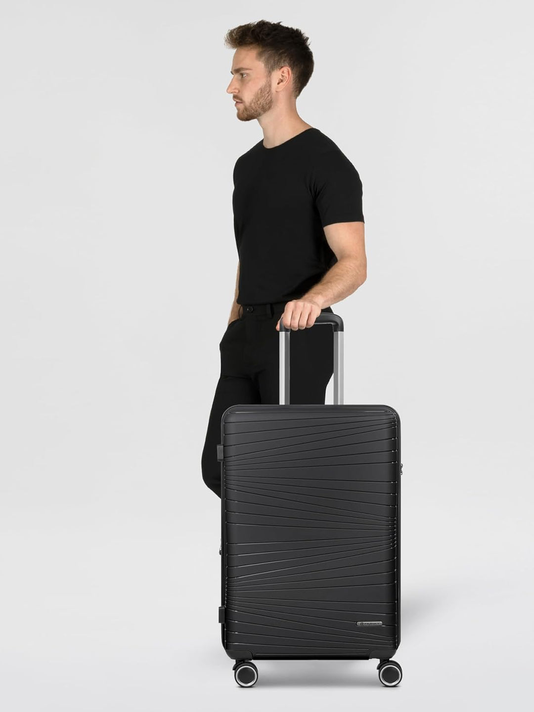 Franky Dallas 3.0 Hartschalen-Koffer gross | Reisekoffer - Trolley ausgestattet mit 4 Rollen, einem