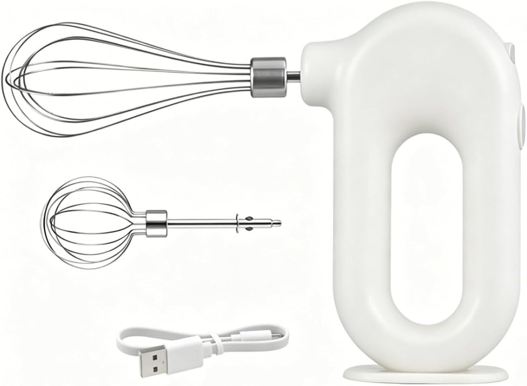Kabelloser Handmixer Elektrischer Mini-Eierschläger 4-Gang-einstellbarer Mini-Handmixer Elektrischer