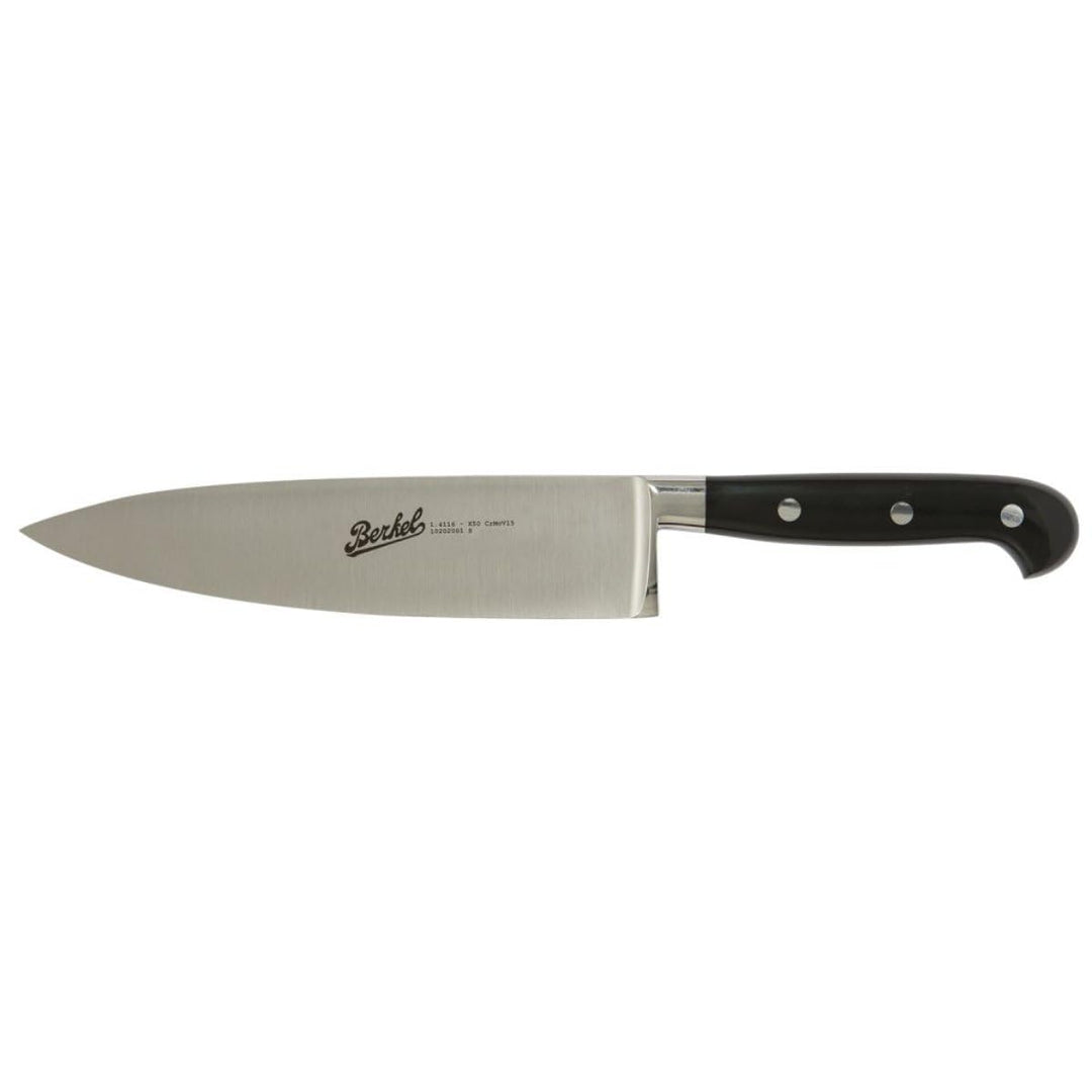 Van Berkel - Küchenmesser - ADHOC Serie | Klingenlänge: 20 cm | Griff: Schwarz Glanz|*Blisterverpack