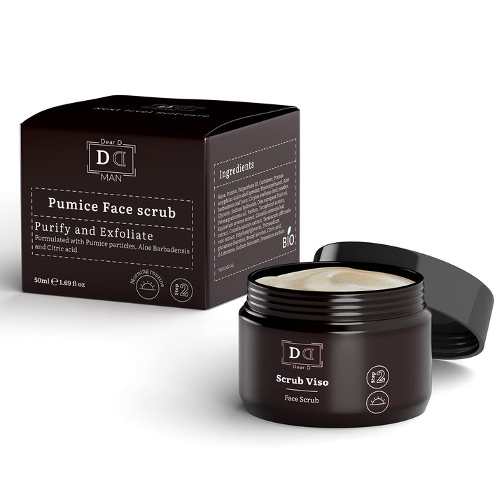 Dear D Herren Gesichtspeeling | Exfoliating Face Scrub Mit Aufhellender Und Reinigender Wirkung | Id