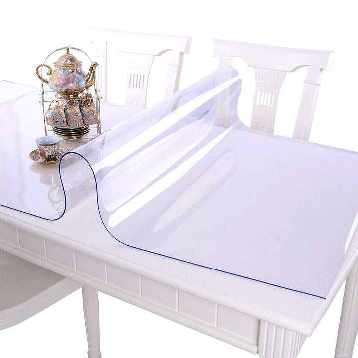 CIEEIN CIEHT Haushalt PVC Transparent Tischdecke Tischmatte Schreibtisch Tischfolie Schutzfolie Rech