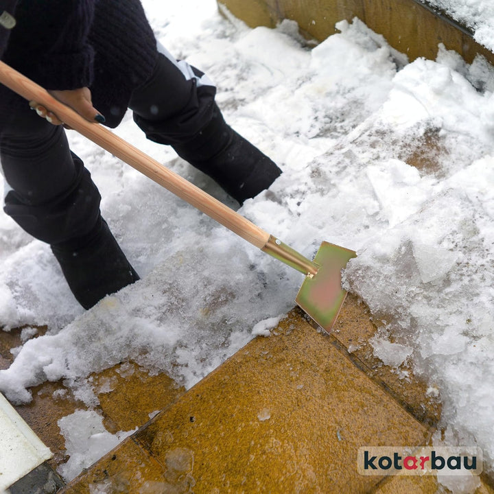 KOTARBAU® Eisschaber 170 x 150 mm Eisstösser aus Verzinkter StahlEeisscharre Eishacker Eisstösser Ga