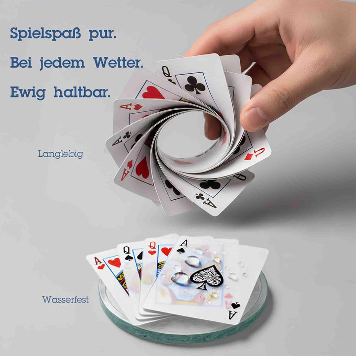 Profi Pokeno & Poker-Bingo Set für 12 Personen - 24 Layouts auf 12 Boards - Inkl. 250+ Chips & 100%