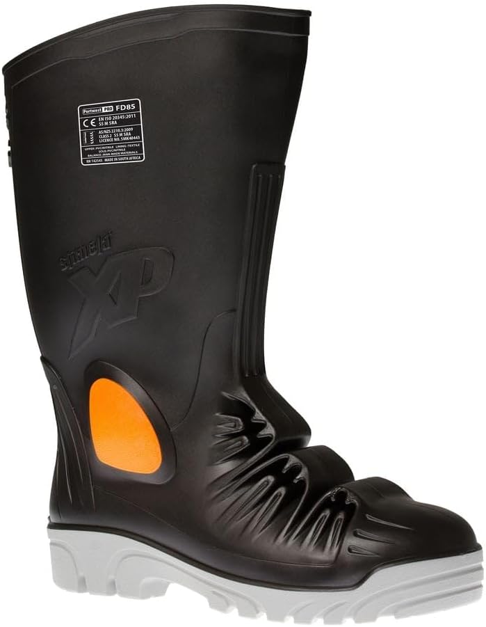 Portwest FD85BKR46 Metatarsal S5 Sicherheitsstiefel, regulär, Grösse: 46, Schwarz. 46 EU Schwarz, 46