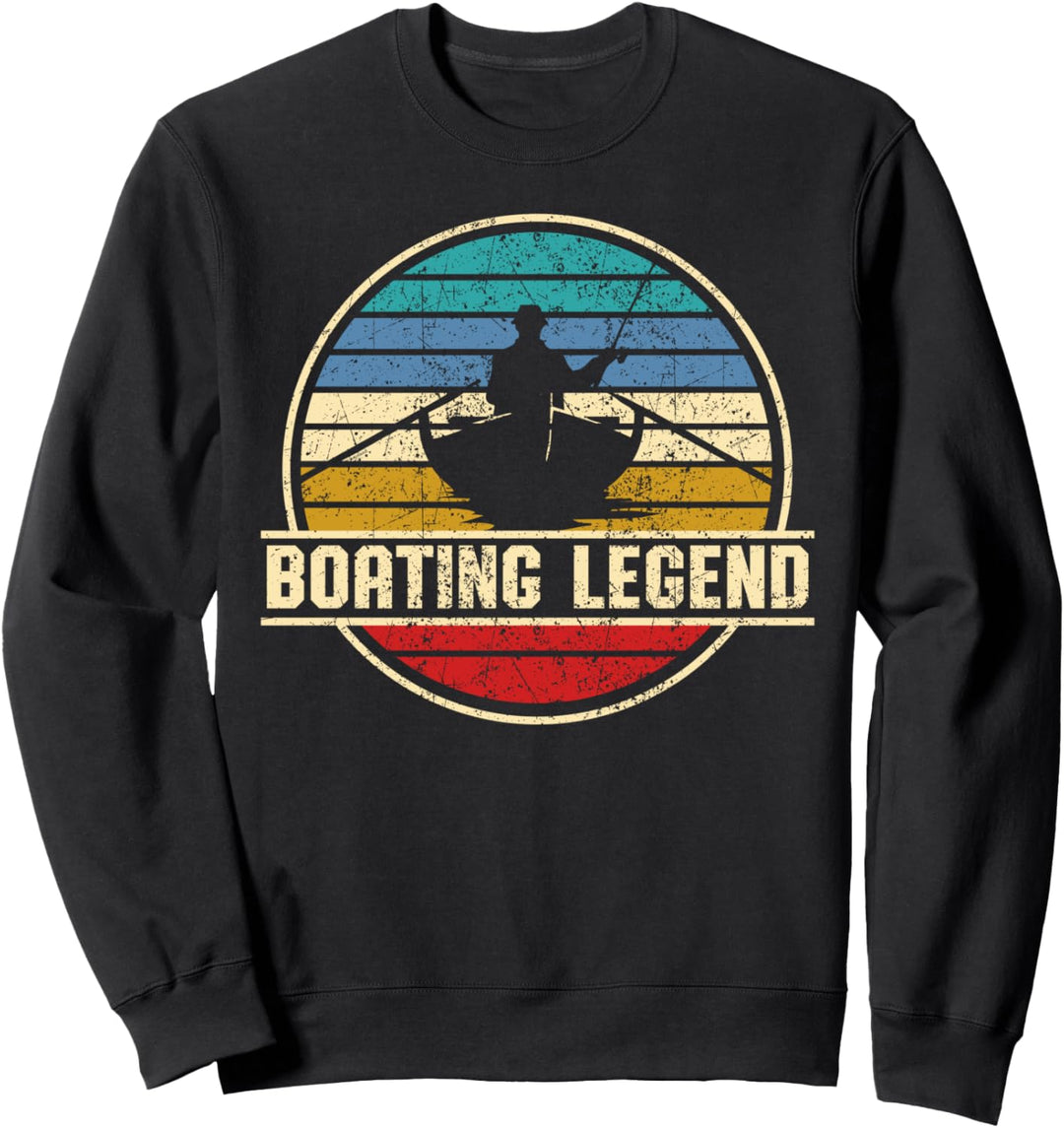 Bootfahren Legend Boot Vintage Retro Stil Sweatshirt