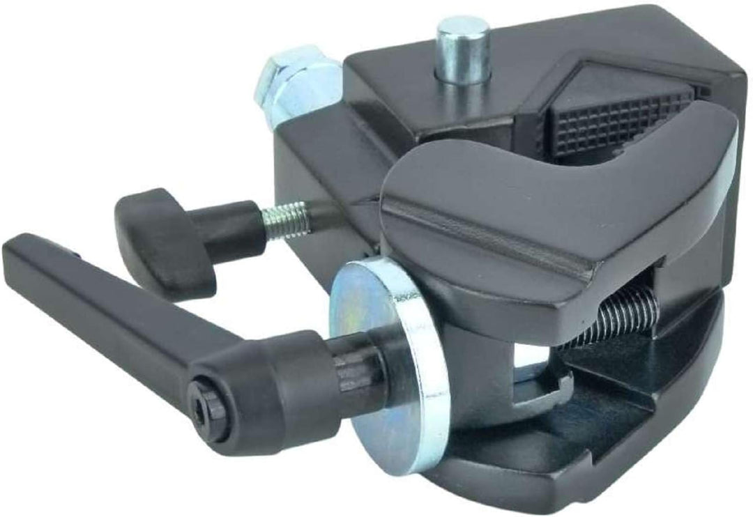 2 x Eurolite TH-2SC QUICK-LOCK Scheinwerfer Haken Super Clamp schwarz incl. Zapfen für 13-55 mm Rohr