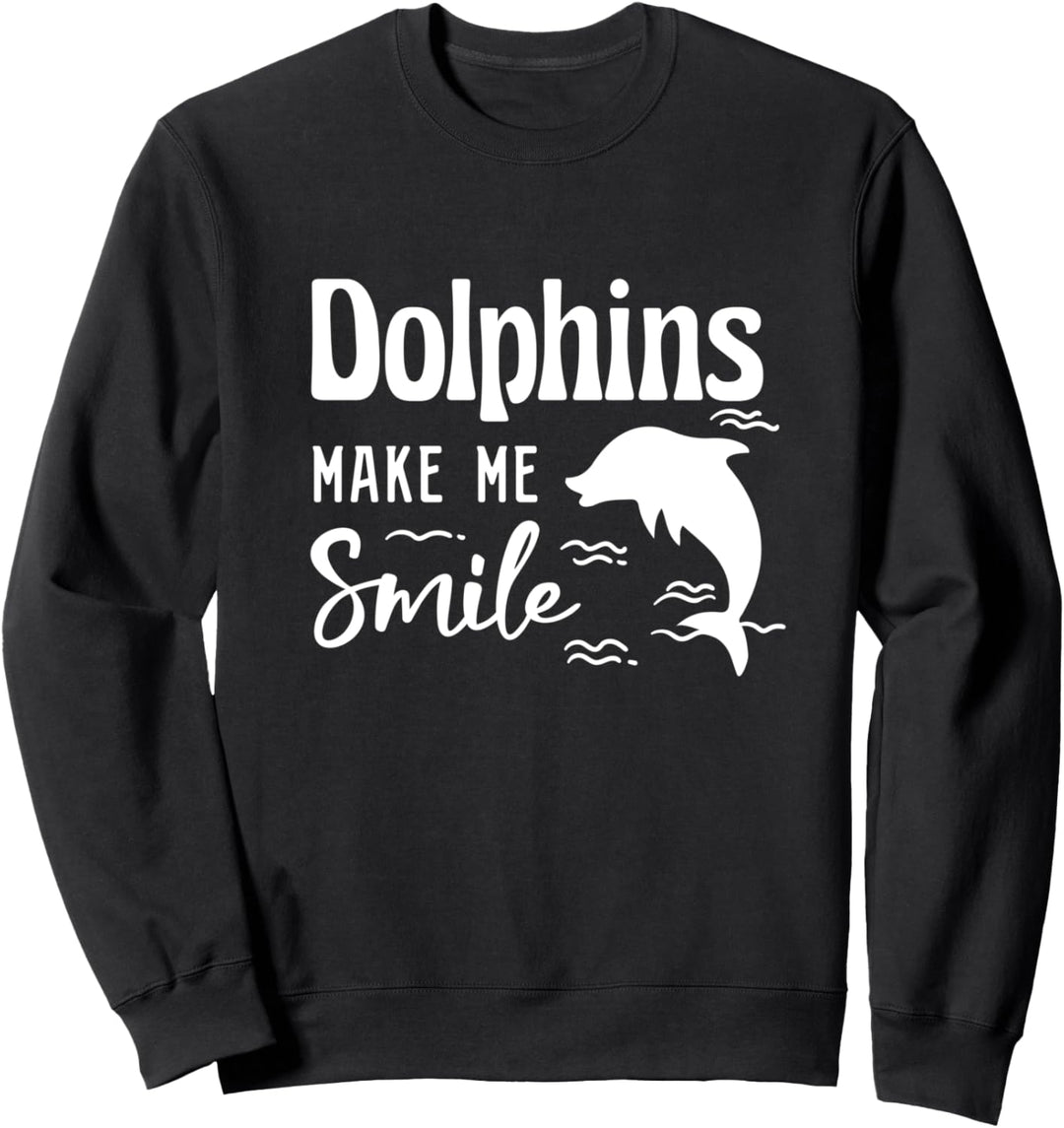 Niedliches Meerestier Delfin Wildlife Natur Ozean Sweatshirt