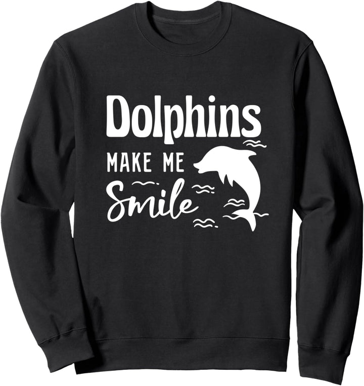 Niedliches Meerestier Delfin Wildlife Natur Ozean Sweatshirt