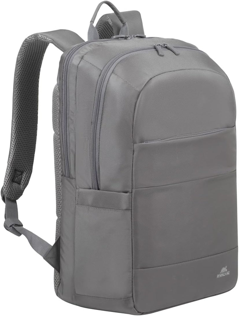 Rivacase Laptop Rucksack 22L bis 17,3 Zoll – 32 x 46,5 x 16 cm – wasserabweisender moderner Tagesruc