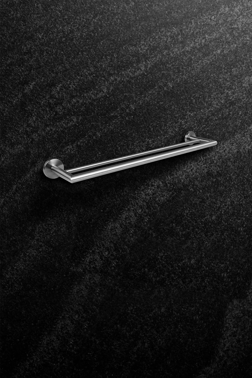 Ambrosya - Handtuchhalter zum Bohren - Badetuchhalter Handtuchstange Handtuch Haken Halter Wand Bad