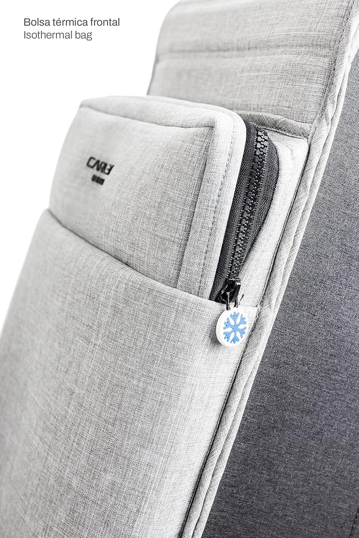 CARLETT | Einkaufstrolley mit 4 Rädern | Lett430 URBAN Duo | Zusammenklappbarer Einkaufswagen mit gr