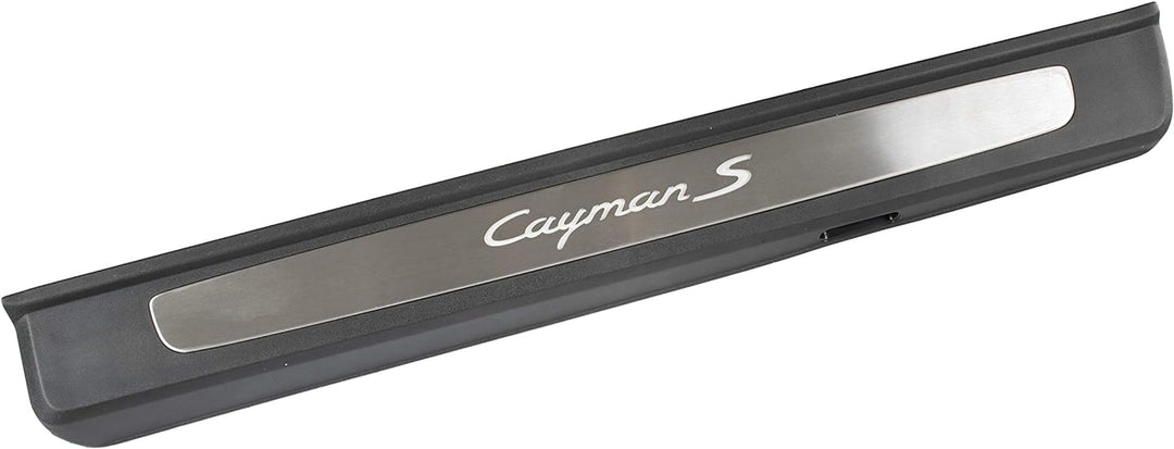 Porsche 718 Cayman S 981/982 Einstiegleiste Edelstahl+Beleuchtung LINKS