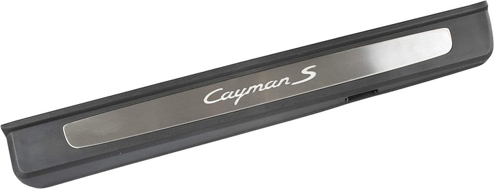 Porsche 718 Cayman S 981/982 Einstiegleiste Edelstahl+Beleuchtung LINKS
