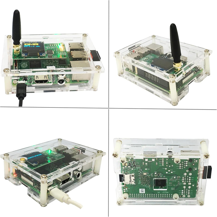 All-New DMR Hotspot Ethernet Port Assembled Radio Station WiFi Voice Modem Support DMR Dstar YSF P25