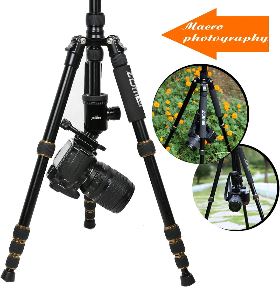 ZOMEI Z699 Magnesium Aluminiumlegierung Reise Kamera Stativ mit Kugelkopf für Canon, Sony, DSLR, Z69