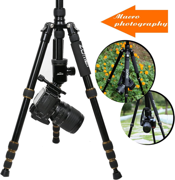 ZOMEI Z699 Magnesium Aluminiumlegierung Reise Kamera Stativ mit Kugelkopf für Canon, Sony, DSLR, Z69
