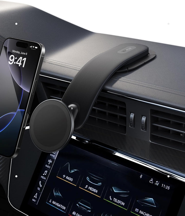 Anker Nano abnehmbare Autohalterung, 360° einstellbare Auto-Handyhalterung mit Alu-Halterung und Mag