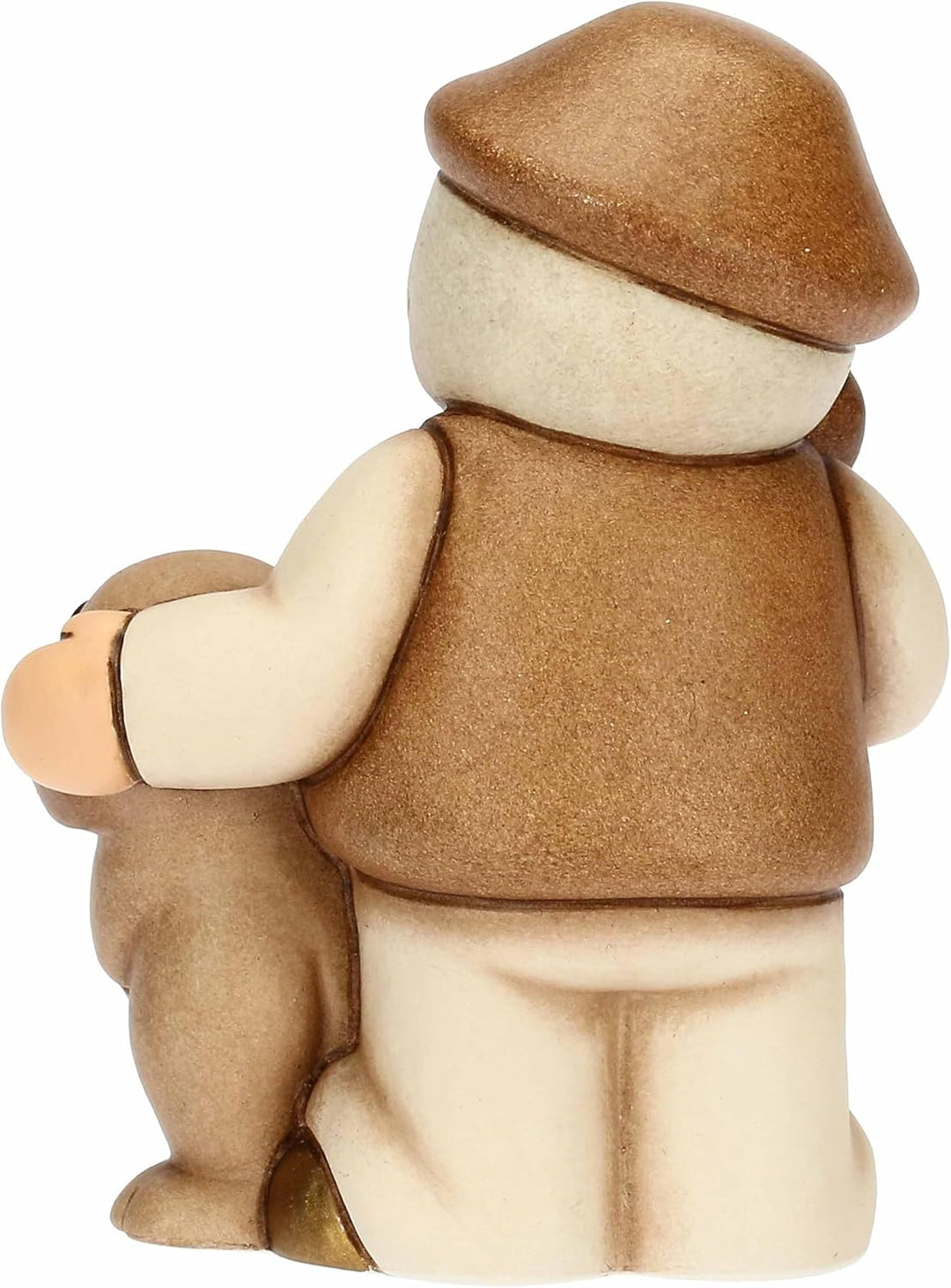 Thun - Hirte mit Hund - Keramik - Kollektion Klassische Krippe - 5,8 x 4,8 x 7,9 cm