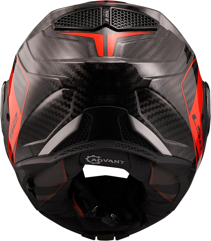 LS2, klapphelme motorrad ADVANT X C Future red, XS, XS