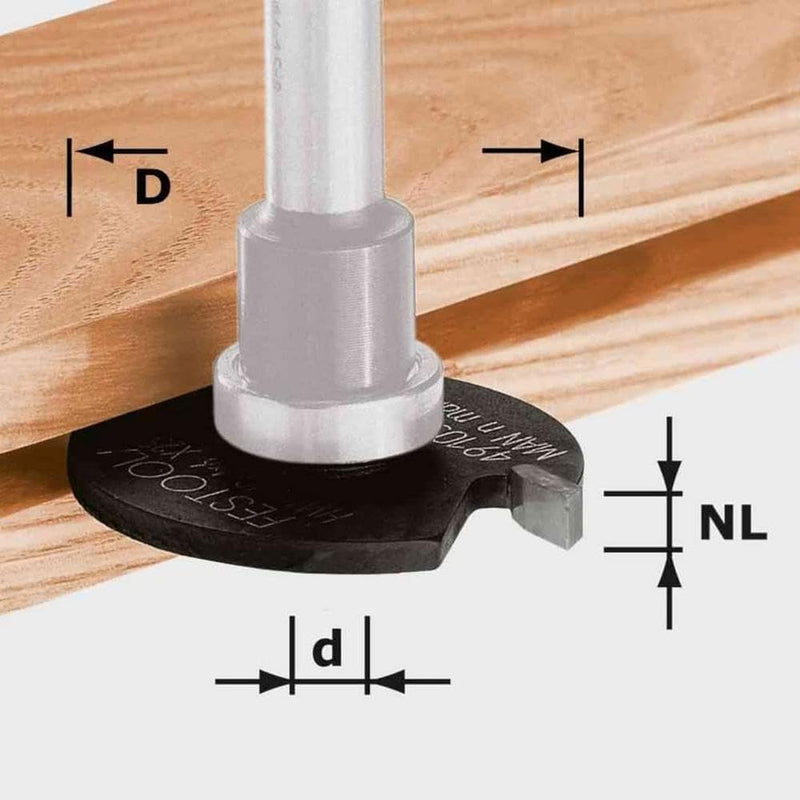 Festool Scheibennutfräser HW D40x2, HW D40x2