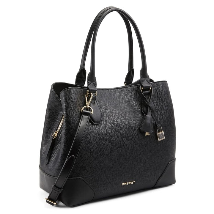 Nine West Damen Brooklyn Jet Set Tragetasche Schwarz, Schwarz