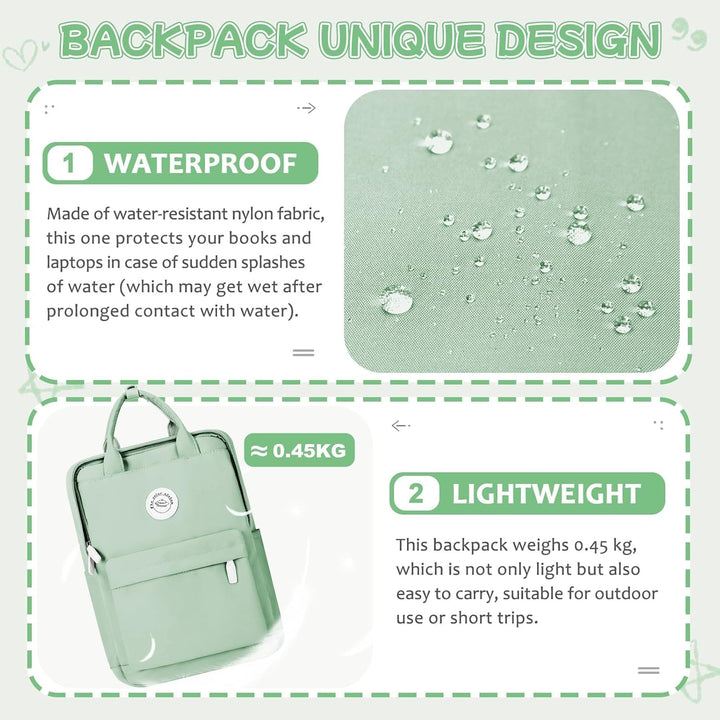 HYC00 Schultaschen Schulrucksack Teenager Mädchen Jungen Schulranzen College-Rucksack Schultasche Mä