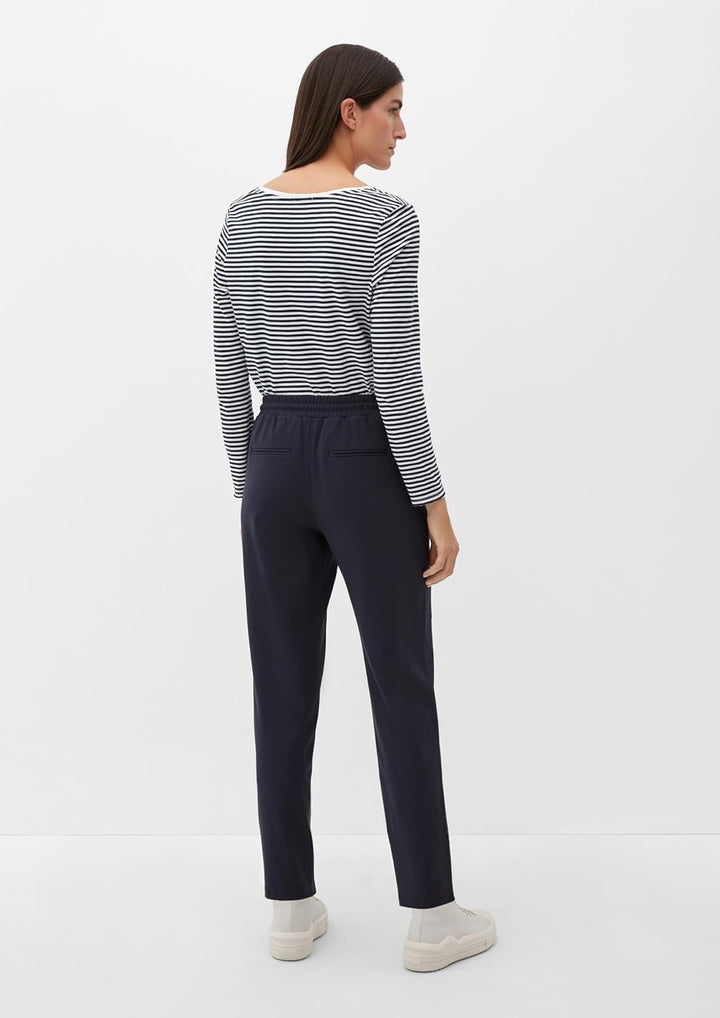 s.Oliver Damen Hose 7/8, Blau 5959