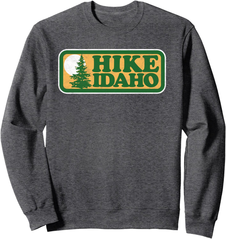 Retro Hike Idaho Vintage Parks Vibe Tree Graphic Sweatshirt