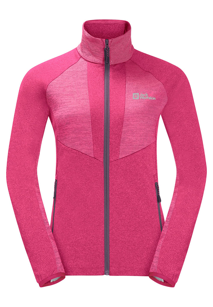 Jack Wolfskin Damen Blattsteig Fleecejacke XS Cameopink, XS Cameopink