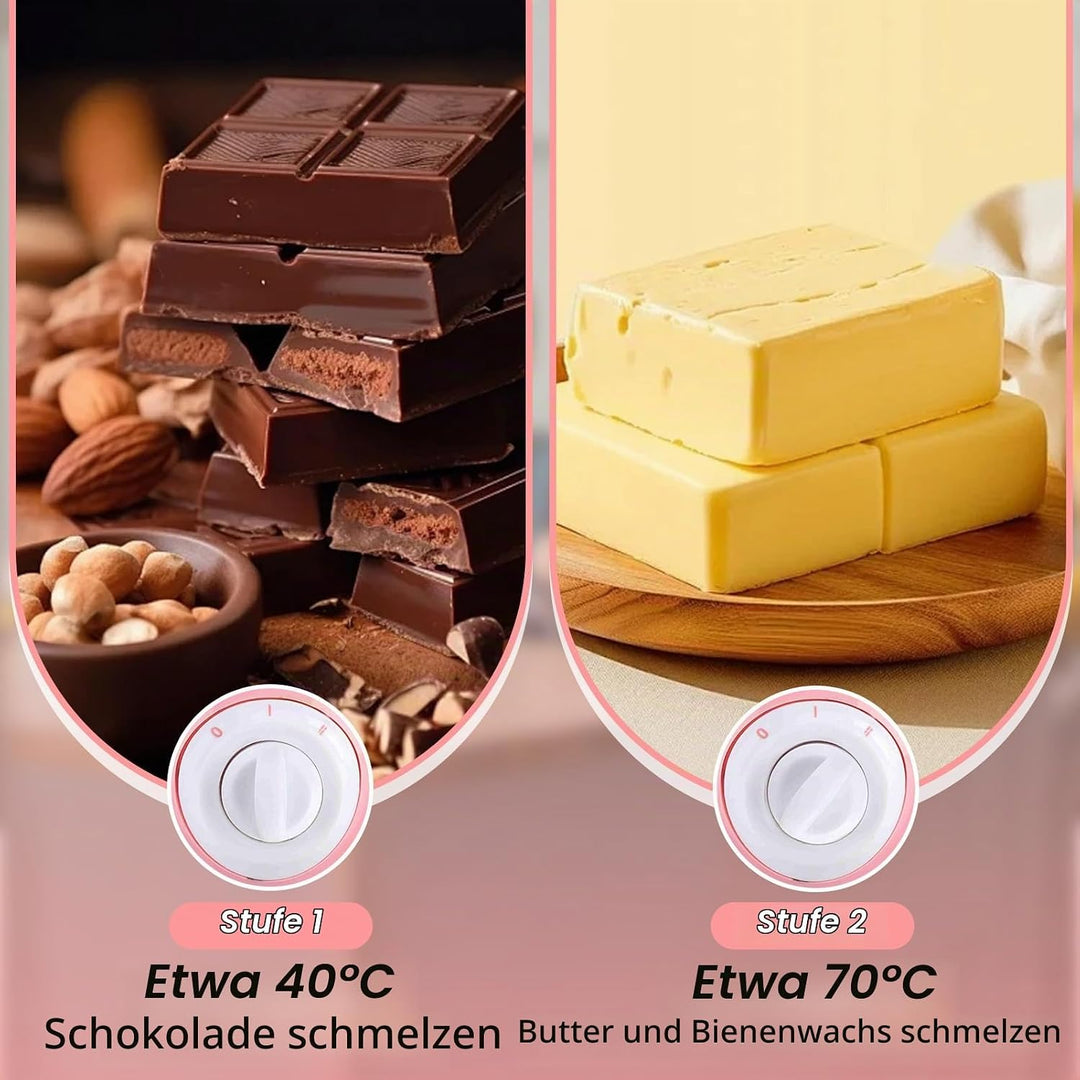 Elektroschokolade Schmelztiegel, Schokoladenschmelztiegel Elektrischer Schokoladenschmelzer, Süssigk